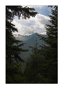 Blick auf den Kasprowy Wierch