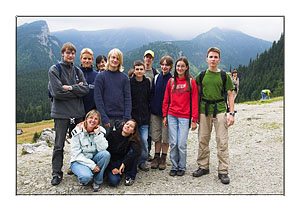 Und wieder einmal ein Gruppenbild beim Wandern