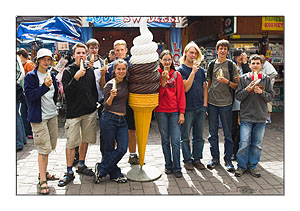 Leckeres Eis für alle, auch für die notorischen Zuspätkommer